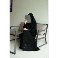 Abaya Golden Al Arabian Boutique_Abaya Jetblack Arabian_Abaya Hitam Jetblack Golden Al Arabian Bouti