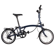 3Sixty Folding Bike 16 inch 6 speed ultra lightweight Bicycles M-Bar S6 Navy Blue