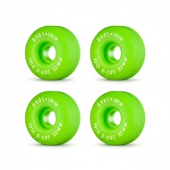 Mini Logo Skateboard Wheels C-cut "2" 52mm 101A Green 4pk
