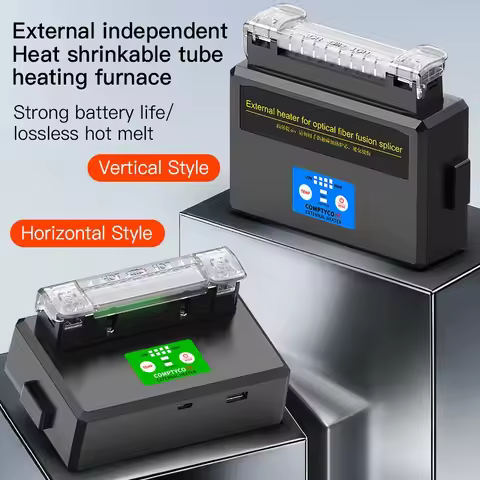 COMPTYCO Optical Fiber Fusion Splicer External Heating Furnace Fiber Optic Heat Shrink Tubing Extern