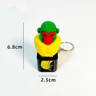 Stress-Relieving Sound Emitting Creative Press Glowing Sound Effect Toy Keychain