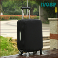 IVOBP ผ้าคลุมกระเป๋าเดินทางขนาด18-32นิ้ว,ผ้าคลุมกันฝุ่นกันกระเป๋าเดินทางแบบผ้ายืดฝาครอบป้องกันกระเป๋าเดินทางสีดำกระเป๋าเดินทางขนาด18-32นิ้ว