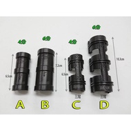 [Green Sea Life] (3/4 "/6 Points) Pipe Clamp Fixed Net C-Type Black Mutual Plastic Clamp~F022251825
