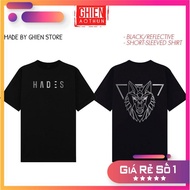 Hades Wolf Head Reflective T-Shirt