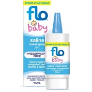 Flo Baby Saline Nasal Spray 15ml [Date 6.2026]