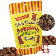Berry Trader Joe's Milk Chocolate Gummy Bear Chocolate+Gummy Candy Filled Bagged Snacks