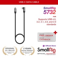 SmallRig USB-C Data Cable (Straight to Angled, 100cm / 39.4in) (40Gbps + 240W + 8K) 5732