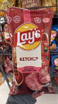 Lay's薯片 lays  加拿大 溫哥華 茄汁味蕃茄薯片 ketchup 220g jfft大推