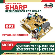 SJ-E435M / SJ-E438M / SJ-E535M / SJ-E538M COMPATIBLE WITH SHARP REFRIGERATOR PCB BOARD FPWB-B922CBKZ