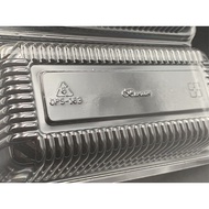 ☎OPS-163 - BENXON Plastic Tray with Lock [ 100pcs± ] Bakery Disposable Plastic Clear Food Box - Hot 