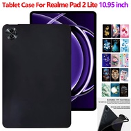 For 2024 REALME Pad 2 Lite 5G 10.95 inch Fashionable Color painting TPU Shockproof Tablet Case for R