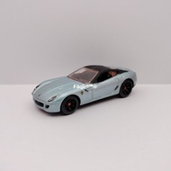 2010 Hot Wheels Speed Machines Series Ferrari 599 GTB Fiorano Metalflake Steel Blue