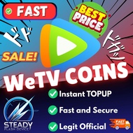 【COINS】WeTv coins topup subscription services instant VIP | fast and secure | provide wetv id