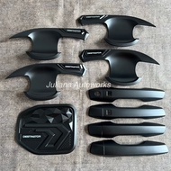 Mitsubishi Destinator 2025 Up Outer Handle Tank Cover Package Matte Black Car Door Protector Rubber 