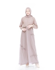 Baju Gamis Wanita Muslim Modern Arrofah Dress Terbaru 2021
