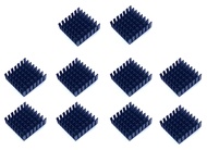 Easycargo 10pcs 28mm Heatsink Kit 28mmx28mmx10mm + 3M 8810 Thermal Conductive Adhesive Tape, Cooler 