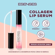 ESENSES Collagen Lip Serum With Collagen Vitamin C Dan E Hydrating Bright Plump For Dry Cracked Lips