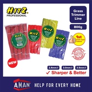 HITZ 2.4mm 3mm 3.5mm High Quality Nylon Grass Trimmer Line Grass Cutter Grass Cutting Cable Tali Pot