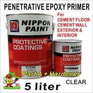 [100% ORIGINAL] 5LT Nippon Paint Penetrative Epoxy Primer Protective Coating (Undercoat Epoxy) hd