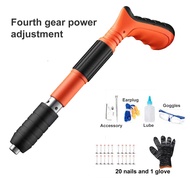 Powerful Handheld Concrete Nail Gun Dedicated Mini Cannon Nailer Wall Concrete Nail Gun Flooring Roofing Framing Palm Gun