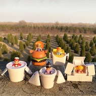 2022 February Jollibee Kiddie Meal Toys, Jollibee hamburger deformation toy，Jollibee collection mode