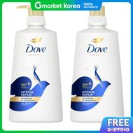 Dove | แชมพูดูฟื้นฟูเข้มข้น Intense Repair 680 มล. x 2