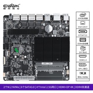 J4125 NAS Motherboard 6 Bay NAs Board 4 intel i226-V 2.5G 2 M.2 NVMe ASM1064 Chip 6 SATA3.0 2*DDR4 H