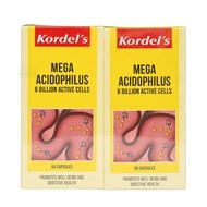Kordel's Mega Acidophilus 6 Billion Active Cells 2 x 50 capsules