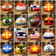 49 Styles 10cm Country Ball Plush Toys Polandball Pendant Country Flag Balls Gifts for Kid  Argentin