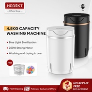 HODEKT 7.5/4.5kg Mesin Basuh Mini Washing Machine Portable Washer Machine With Dryer 4.5kg Small Mes