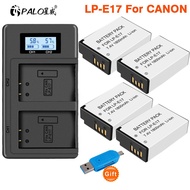 LPE17 LP E17 LP-E17 E17 Baery LCD B Charger for Canon EOS RP 200 250D M3 M5 M6 750D 760D T6i T6s 800D 8000D 77D Kiss X8i