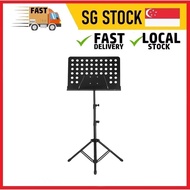 👍CHEAPEST!!!👍Music Stand, Folding Sheet Music Sturdy Tripod Base Adjustable Height Portable Metal Music Stand