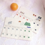 Learning Schedule Weight Loss Schedule Wall Sticker Self-Discipline Schedule Monthly Schedule Self-D