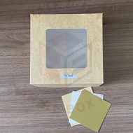 7”x7”x4” Preformed Pastry Box