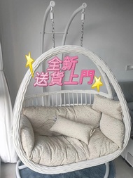 全新 送貨上門 吊籃椅 室內鞦韆 陽台雙人藤編搖搖椅 鳥巢吊椅 庭院戶外