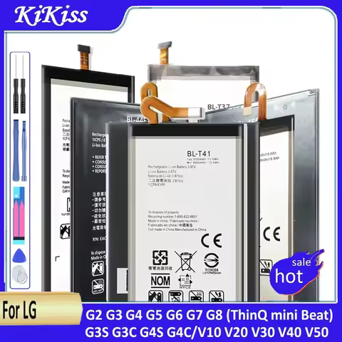 Battery For LG G2 G3 G4 G5 G6 G7 G8 ThinQ mini Beat G3S G3C G4S G4C/V10 V20 V30 V40 V50/Optimus G Pr