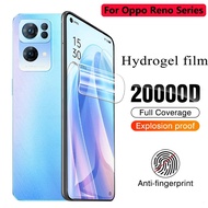 Oppo Reno 7 4 5 2 6 4Z 4F 6Z 2Z 2F 5Z 5F Pro Reno7 Reno6 Reno5 Z F 4G 5G Soft Hydrogel Film Screen Protector Front Film