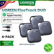 【Apple Find My & Android Find Hub】UGREEN FineTrack Duo Square Tag Location Tracker Google & MFi AirT