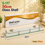 Glass Shelf Rack | Bathroom Shelf | Rack Kaca