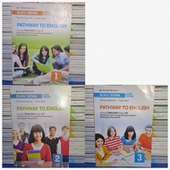 Erlangga Used Book - PATHWAY TO ENGLISH Student Book Class 1/2/3 High School K13 Revision