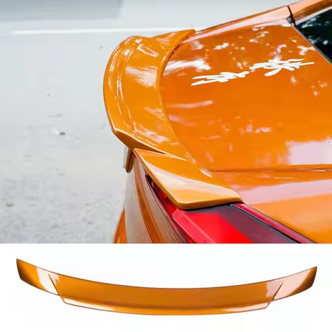 Spoiler for Honda Civic Sedan 2016-2019 Carbon Surface ABS Material Yofer Rear Ducktail