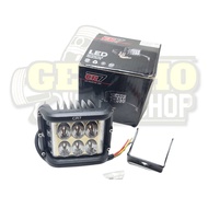Lampu tembak 6 led plus strobo flash cr7 Universal buat semua Motor