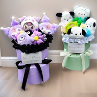 Cartoon Cinnamon Dog Kuromi Girl Girlfriend Finished Product Bouquet Pacha Dog Play Cartoon Cinnamon