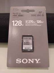 Sony SF-E系列 UHS-II SD SF-E128 128GB 記憶卡