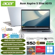 Laptop Gaming ACER ASPIRE 5 SLIM A515-45-R958 RYZEN 7-5700U 16GB 1TB
