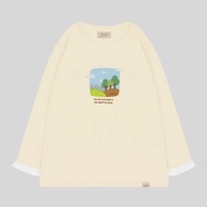 KATUN Azizah Long Sleeve T-Shirt for Girls' Hijab Clothing, Cotton Combed 30s Aqila 070922