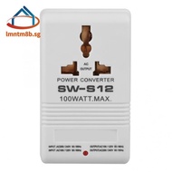 SW-S12 100W 110V/120V to 220V/240V Step-Up Down Voltage Transformer Converter Travel Dual Channel Power Converter