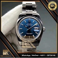 [TOP QUALITY] DATEJUST 36MM BLUE DIAL 0N STAINLESS STEEL 116234 MEN WATCH LUXURY AUTOMATIC JAM TANGA