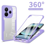 360° Full Body Protection Phone Case for Xiaomi Redmi 13C 5G 10C 9 9A 9C 10A 10 POCO X3 X3 NFC M3 Pr