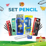 EASY FIT Pencil 2B Exam Set / Set Peperiksaan Pensel 2B